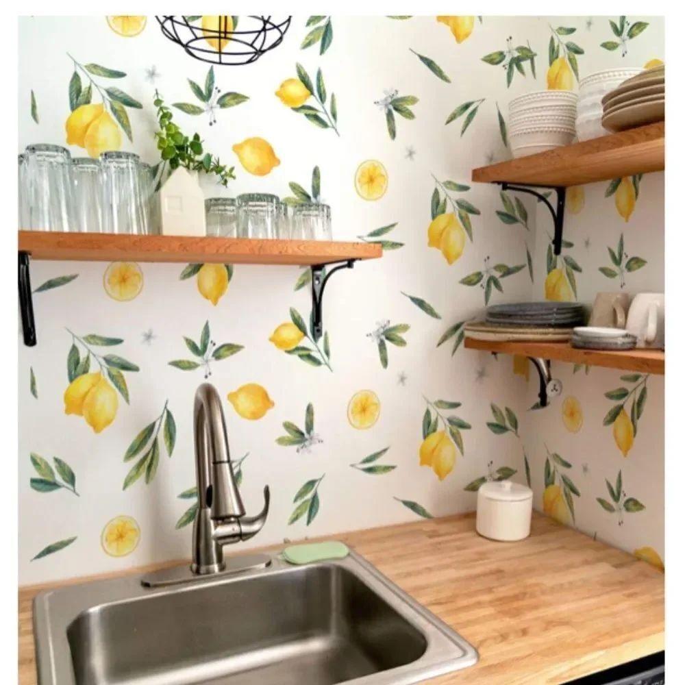 Lemon Print Wall Stickers - Picture 5 of 5